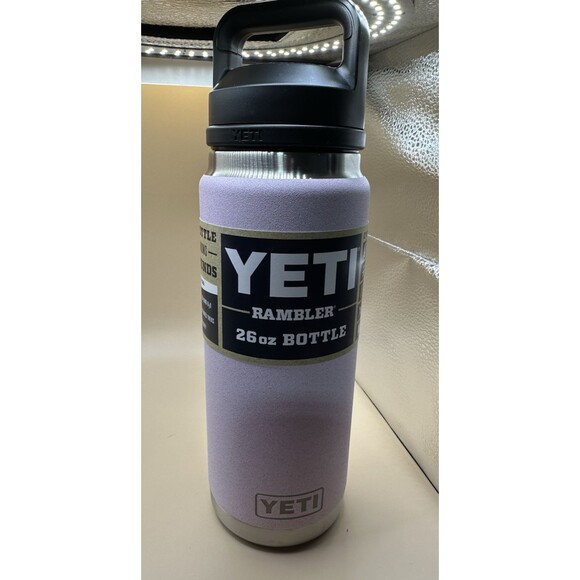 Yeti Accessories - YETI Rambler 26oz Water Bottle Cherry Blossom Rare Textured Black Screw on Lid